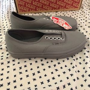 All grey vans men's 6.5 women's 8.0